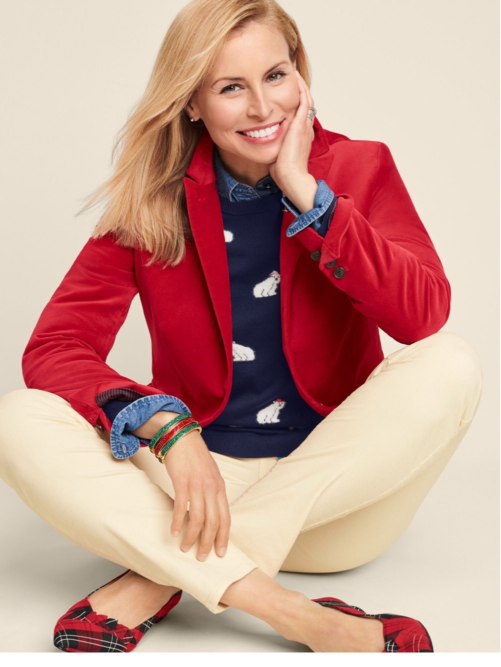 NWT Talbots Red Velvet Blazer size 8